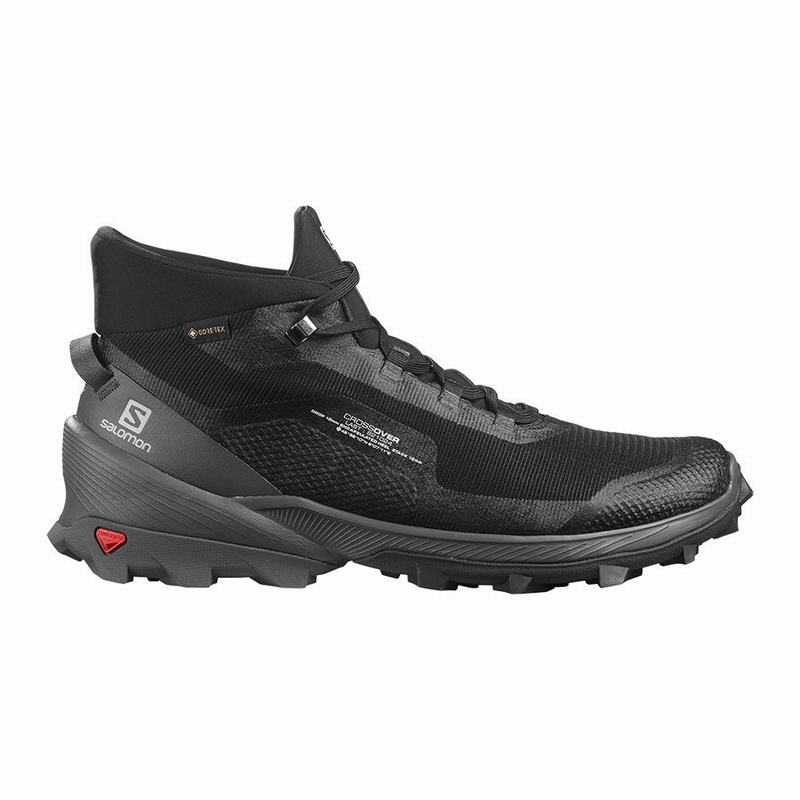 Salomon CROSS OVER CHUKKA GORE-TEX Zapatillas Trekking Hombre - Negras - Colombia (72691-POCY)